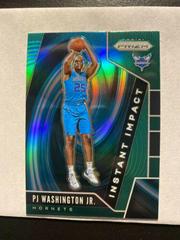 PJ Washington Jr. [Green Prizm] Basketball Cards 2019 Panini Prizm Instant Impact Prices