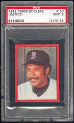 Jim Rice Baseball Cards 1982 Topps Stickers Prices
