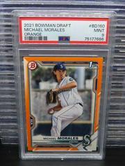 Michael Morales [Orange] #BD-160 Baseball Cards 2021 Bowman Draft Prices