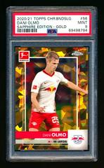 Dani Olmo [Gold] Soccer Cards 2020 Topps Chrome Bundesliga Sapphire Prices
