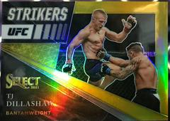 TJ Dillashaw [Gold Prizms] Ufc Cards 2021 Panini Select UFC Strikers Prices