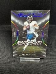 Jalen Hurts [Silver] #NLS-JAL Football Cards 2022 Panini Black Night Lights Signatures Prices