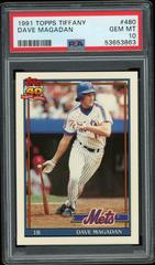Dave Magadan #480 Baseball Cards 1991 Topps Tiffany Prices