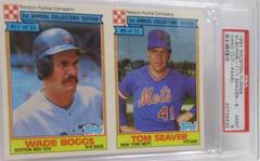 Tom Seaver, Wade Boggs [Panel] Baseball Cards 1984 Ralston Purina Prices