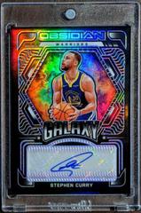 Stephen Curry Basketball Cards 2021 Panini Obsidian Galaxy Autographs Prices