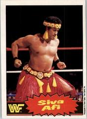 Siva Afi Wrestling Cards 1985 O Pee Chee WWF Series 2 Prices