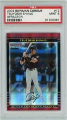 Tsuyoshi Shinjo [Xfractor] #12 Baseball Cards 2002 Bowman Chrome Prices