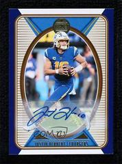 Justin Herbert [Blue Autograph] #48 Football Cards 2022 Panini Legacy Prices