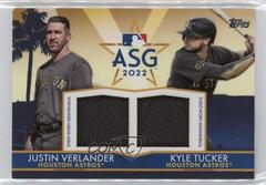 Kyle Tucker, Justin Verlander #ASSD-VT Baseball Cards 2022 Topps Update All Star Stitches Dual Relics Prices