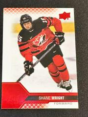 Shane Wright [Red] Hockey Cards 2022 Upper Deck Team Canada Juniors Prices