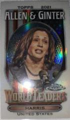 Kamala Harris #MWL-5 Baseball Cards 2021 Topps Allen & Ginter Chrome Mini World Leaders Prices