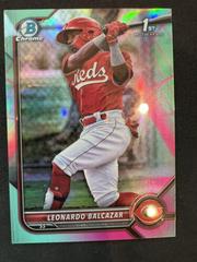 Leonardo Balcazar [Aqua Pink Vapor Refractor] Baseball Cards 2022 Bowman Chrome Prospects Prices