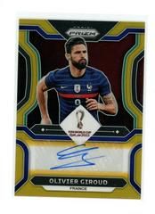 Olivier Giroud [Gold] #S-OG Soccer Cards 2022 Panini Prizm World Cup Signatures Prices
