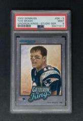 Tom Brady [Studio] #GK-5 Football Cards 2002 Panini Donruss Gridiron Kings Prices