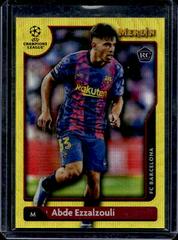 Abde Ezzalzouli [Yellow Wave] Soccer Cards 2021 Topps Merlin Chrome UEFA Prices