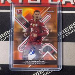 Lucas Hernandez [Orange] Soccer Cards 2021 Topps Finest Bundesliga Autographs Prices