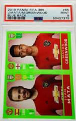 Juan Mata, Mason Greenwood [Blue Back] Soccer Cards 2019 Panini FIFA 365 Prices