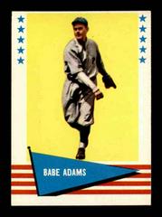 Babe Adams Baseball Cards 1961 Fleer Prices