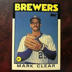 Mark Clear #25T Baseball Cards 1986 Topps Traded Tiffany Prices
