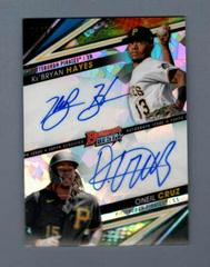 Oneil Cruz, Ke'Bryan Hayes [Atomic] Baseball Cards 2022 Bowman's Best Dual Autographs Prices