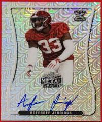 Anfernee Jennings [Silver Mojo] Football Cards 2020 Leaf Metal Draft Autographs Prices