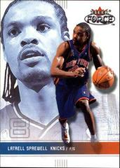 Latrell Sprewell #19 Basketball Cards 2001 Fleer Force Prices