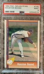 Houston Bound #140 Baseball Cards 1992 Pacific Nolan Ryan Prices