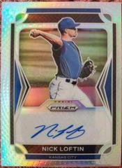 Nick Loftin #14 Baseball Cards 2021 Panini Prizm Draft Picks Autographs Prices