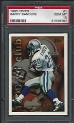 Barry Sanders Football Cards 1995 Topps Prices