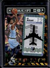 Ja Morant [Green Ice] #14 Basketball Cards 2021 Panini Hoops Frequent Flyers Prices