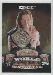 Edge #W19 Wrestling Cards 2010 Topps WWE World Championship Material Prices