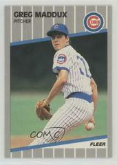 Greg Maddux Baseball Cards 1989 Fleer Glossy Prices