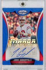 Jimmy Garoppolo [Blue] #MS-JG Football Cards 2018 Panini Certified Mirror Signatures Prices