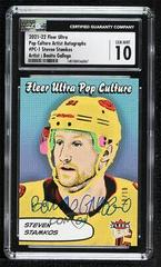 Steven Stamkos [Artist Autograph] #PC-1 Hockey Cards 2021 Ultra Pop Culture Prices
