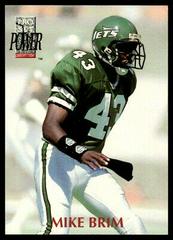 Mike Brim Football Cards 1992 Pro Set Power Prices