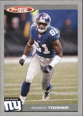 Amani Toomer [Silver] #80 Football Cards 2004 Topps Total Prices