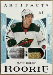 Matt Boldy [Material Black] Hockey Cards 2022 Upper Deck Artifacts Prices