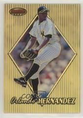 Orlando Hernandez [Refractor] #21 Baseball Cards 1999 Bowman's Best Prices