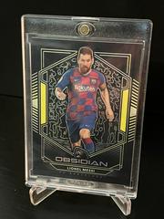 Lionel Messi [Yellow] #10 Soccer Cards 2019 Panini Obsidian Prices
