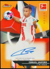 Ismail Jakobs [Orange Refractor] Soccer Cards 2020 Topps Finest Bundesliga Autographs Prices