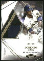 Lorenzo Cain #T1R1-LC Baseball Cards 2022 Topps Tier One Relics Prices