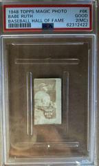 Babe Ruth Baseball Cards 1948 Topps Magic Photo Baseball Hall of Fame Prices