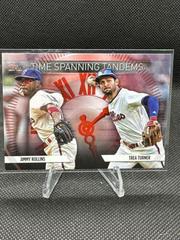 Jimmy Rollins, Trea Turner [Red] #TS-18 Baseball Cards 2023 Topps Update Time Spanning Tandems Prices