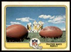 Practice Makes Perfect Football Cards 1981 Fleer Team Action Prices