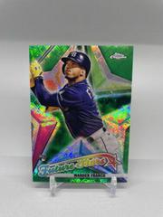 Wander Franco [Green] Baseball Cards 2022 Topps Chrome Logofractor Future Stars Prices