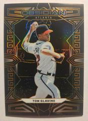 Tom Glavine [Orange] Baseball Cards 2023 Panini Chronicles Obsidian Prices