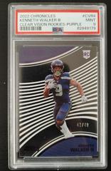 Kenneth Walker III [Purple] #CVR-4 Football Cards 2022 Panini Chronicles Clear Vision Rookies Prices