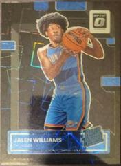 Jalen Williams [Black Velocity] #235 Basketball Cards 2022 Panini Donruss Optic Prices
