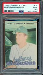 Lorenzo Fernandez #24 Baseball Cards 1967 Venezuela Topps Prices