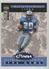 Barry Sanders [Blue] #C16 Football Cards 1994 Collector's Choice Crash the Game Prices